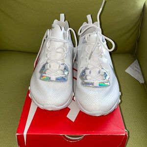All white Nike Reacts